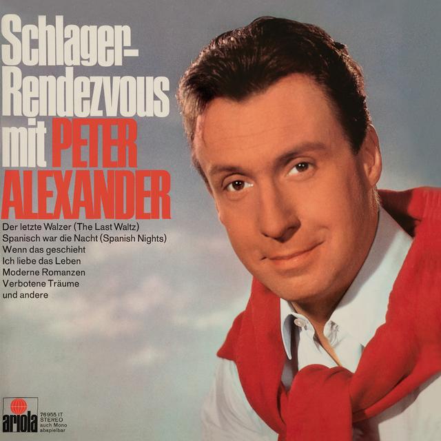 Album cover art for Schlager- Rendezvous Mit Peter Alexander