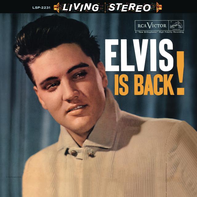 Album cover art for Elvis is Back!