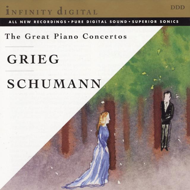 Album cover art for The Great Piano Concertos